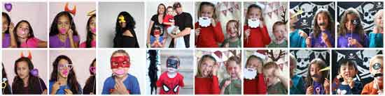 Kids party photo booth props