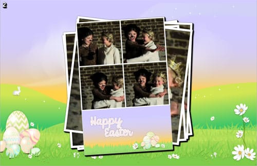 Easter photo booth theme and layouts