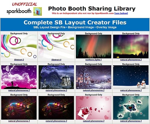 A1 Photo Booth Sharing Library Site