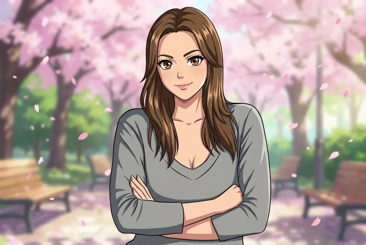 AI photo transformation: anime
